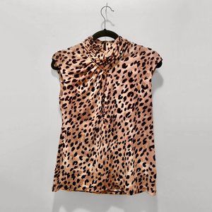 NWT- Calvin Klein Animal Print Sleeveless Top